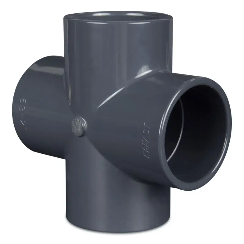 Raccordo a Croce PVC-U incollaggio