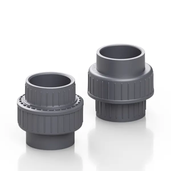 Bocchettone PVC-U incollaggio F-F incollaggio