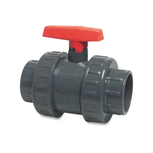 Valvola a sfera in PVC-U economica