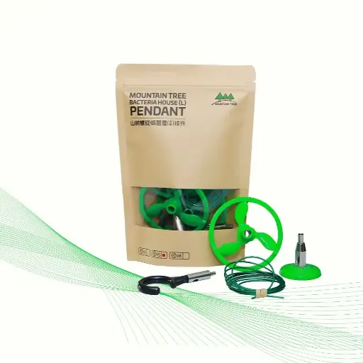 [MT600-6] MOUNTAIN TREE Hanging Hook Kit - Gancio per appendere 6 Bacteria House Ø 8 x 25cm